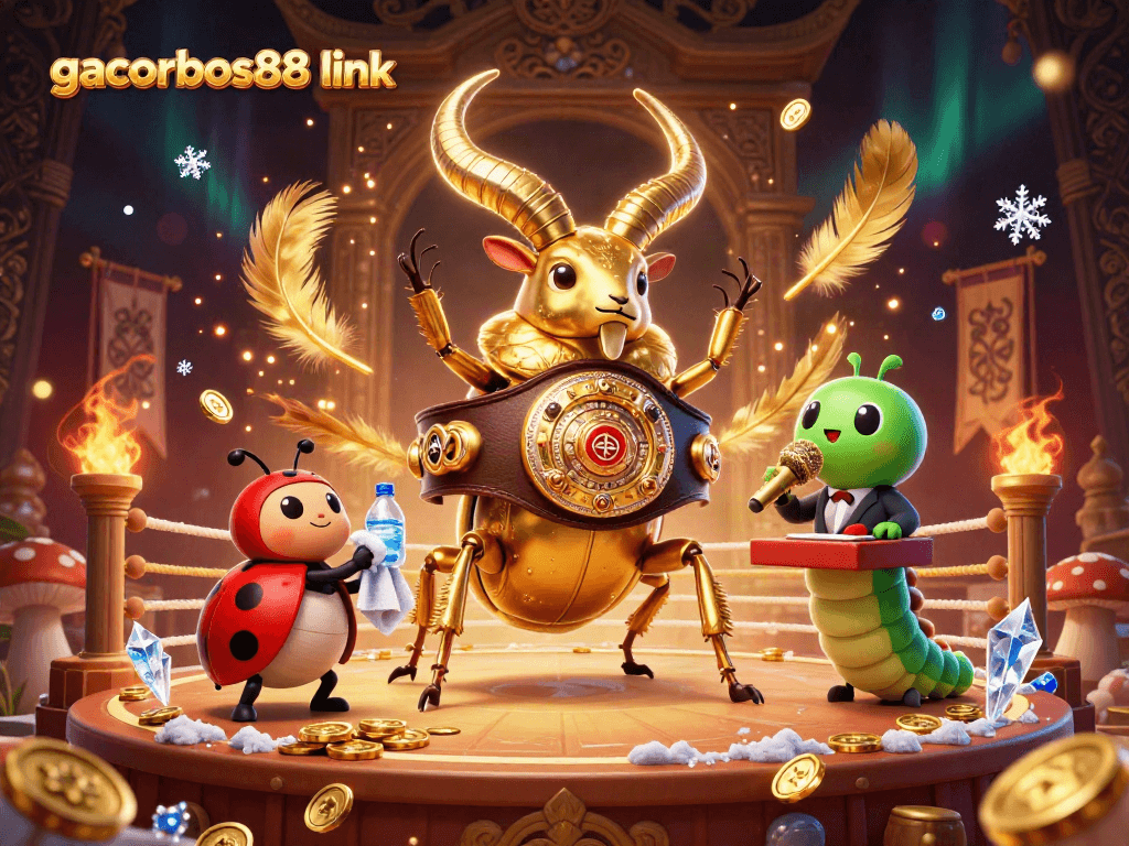 Experience excitement with the gacorbos88 link as characters clash in a dynamic casino scene.