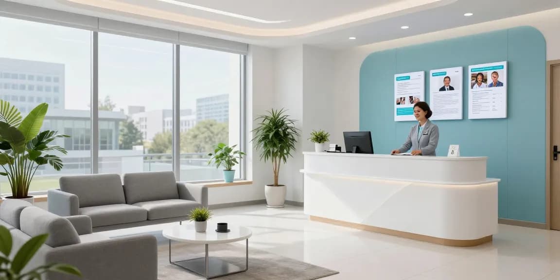 Hair transplant Turkey consultation at a modern clinic with healthcare professionals.