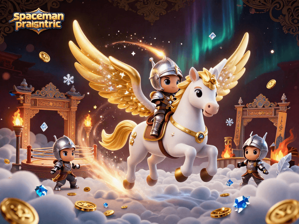 Experience thrilling wins in the spaceman pragmatic game with a celestial-themed scene full of excitement.