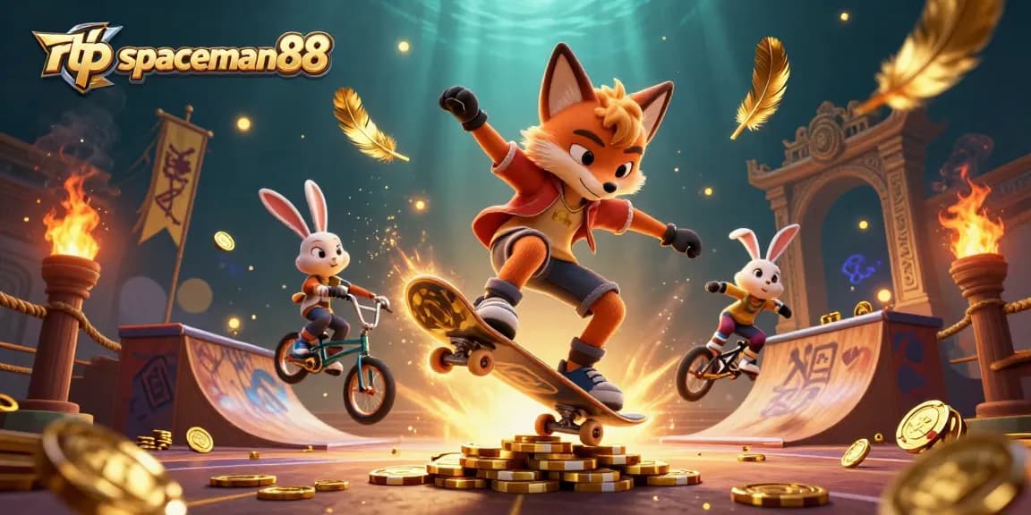 rtp spaceman88 thrills with energetic 3D characters, golden poker, and dynamic casino elements