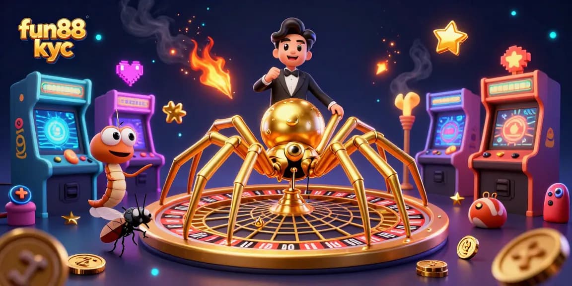 Đặt cược tại Fun88 kyc với hoạt động cá cược sinh động trong một bối cảnh casino phong phú.