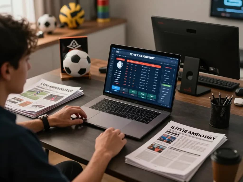 Tỷ lệ kèo nhà cái hôm nay displayed on a laptop screen during dynamic online sports betting.