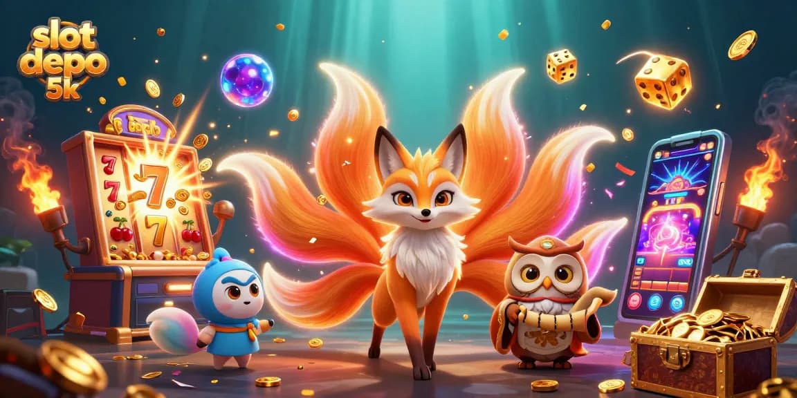 Experience vibrant gaming action with slot depo 5k featuring mythical creatures and jackpot excitement.