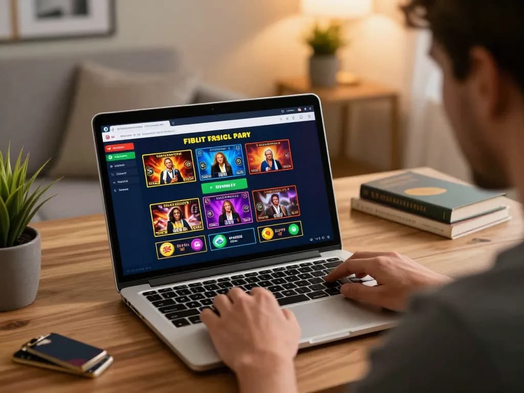 Player engaging in online betting at 789bet showcasing strategic gameplay in a cozy home setting