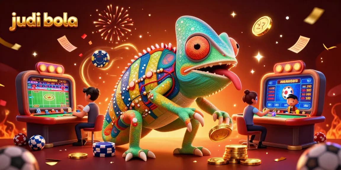 Experience exciting judi bola action with vibrant 3D characters amidst dynamic betting elements.