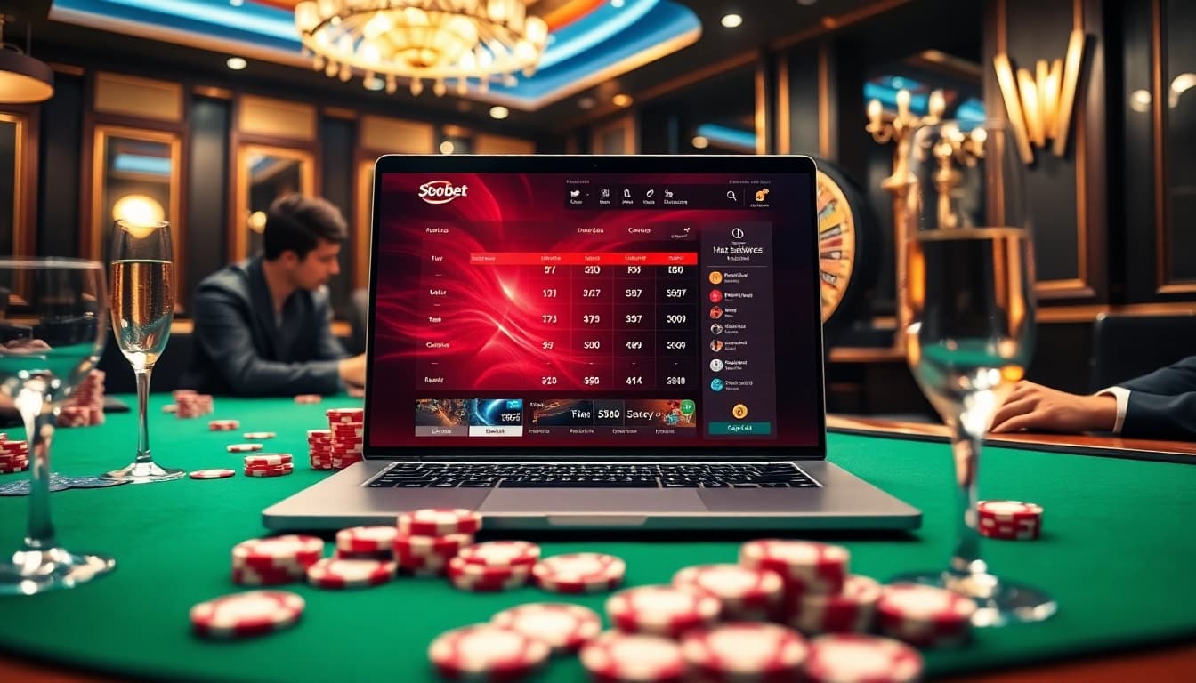 Experience sbobet betting with engaging casino elements in a luxurious setting.