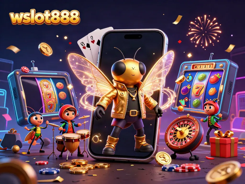 Menangkan jackpot dengan wslot888 saat cicada rock star tampil di kasino.