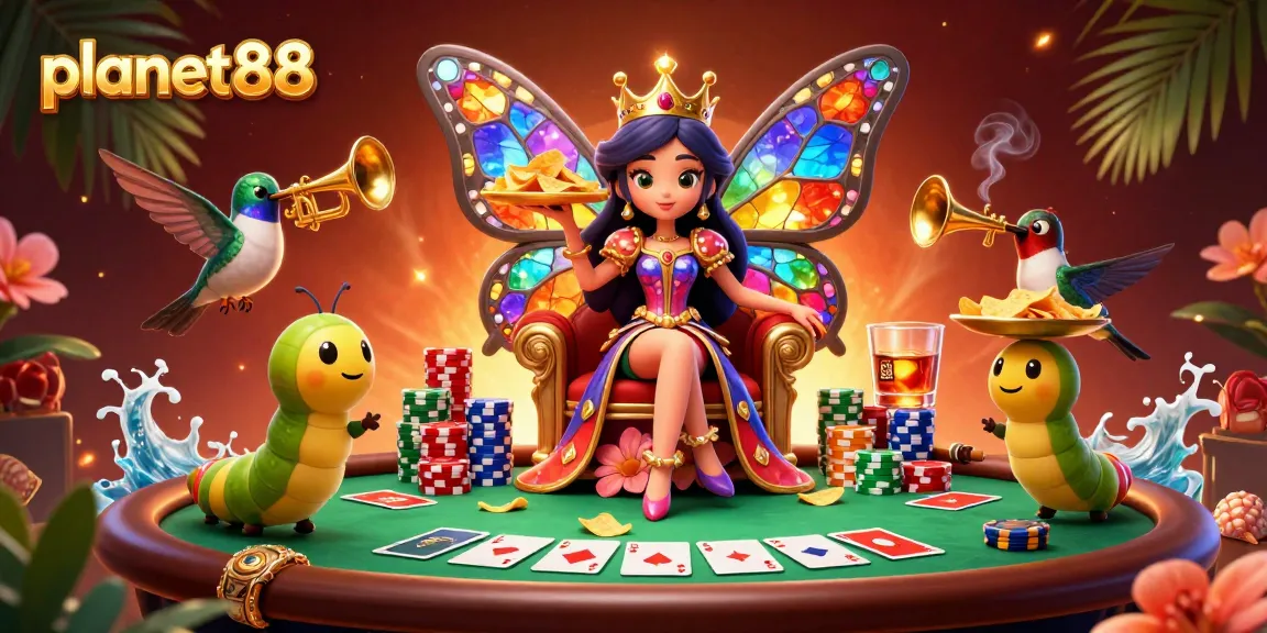 Experience winning strategies with planet88 in this vibrant casino scene full of action and excitement.