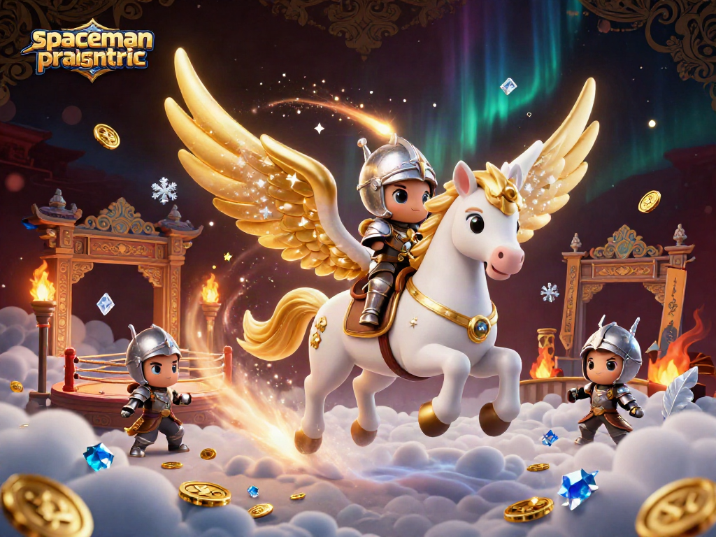 Experience thrilling wins in the spaceman pragmatic game with a celestial-themed scene full of excitement.