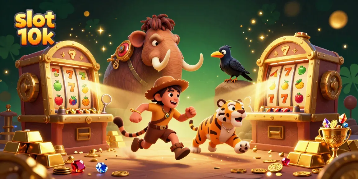 Experience the thrills of slot 10k as you navigate a dynamic prehistoric casino filled with treasures.