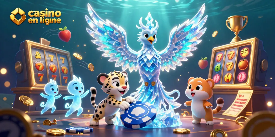 Profitez des jeux passionnants de casino en ligne avec cette illustration dynamique