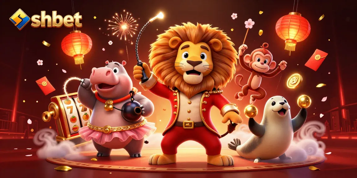 Engage with sshbet at an exciting 3D casino scene featuring lively characters and vibrant gaming elements.
