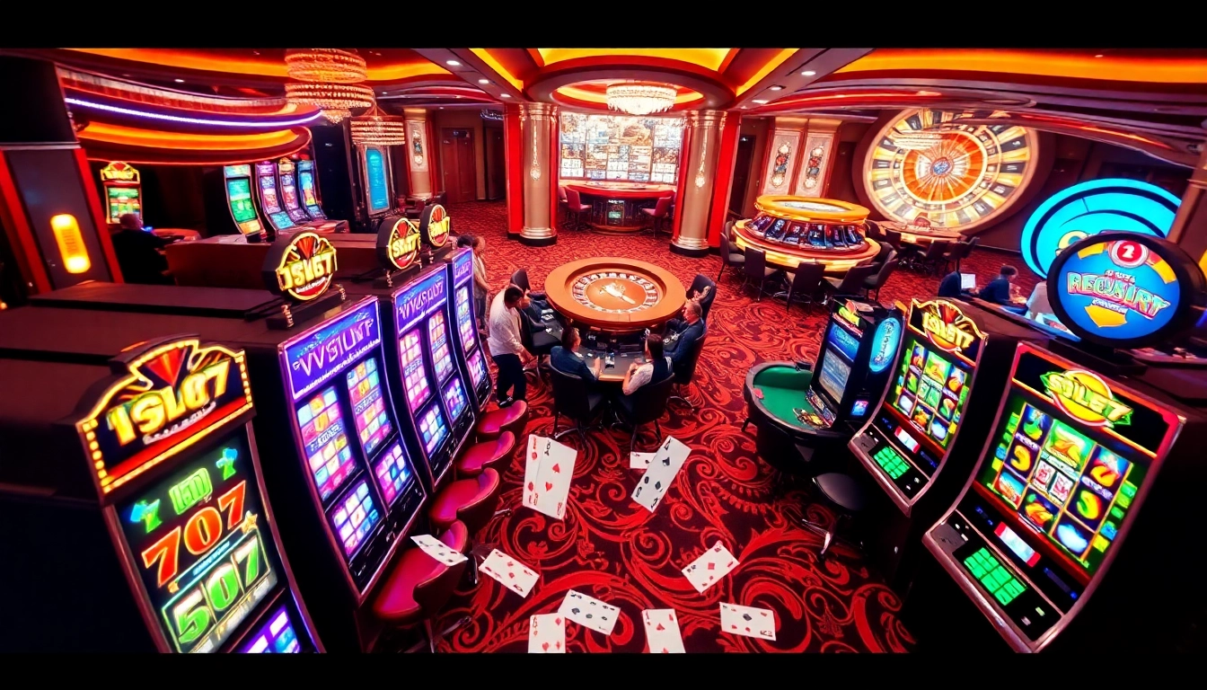 Players enjoy exciting games at IDN Slot 777, showcasing vibrant casino action.